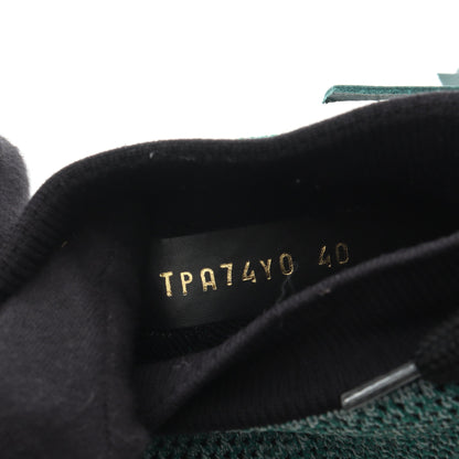 Heroes Tribe フリンジ ハイカットスニーカー ニットファブリック レザー グリーン ブラック レッド ヴァレンティノ シューズ VALENTINO