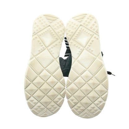 Heroes Tribe フリンジ ハイカットスニーカー ニットファブリック レザー グリーン ブラック レッド ヴァレンティノ シューズ VALENTINO