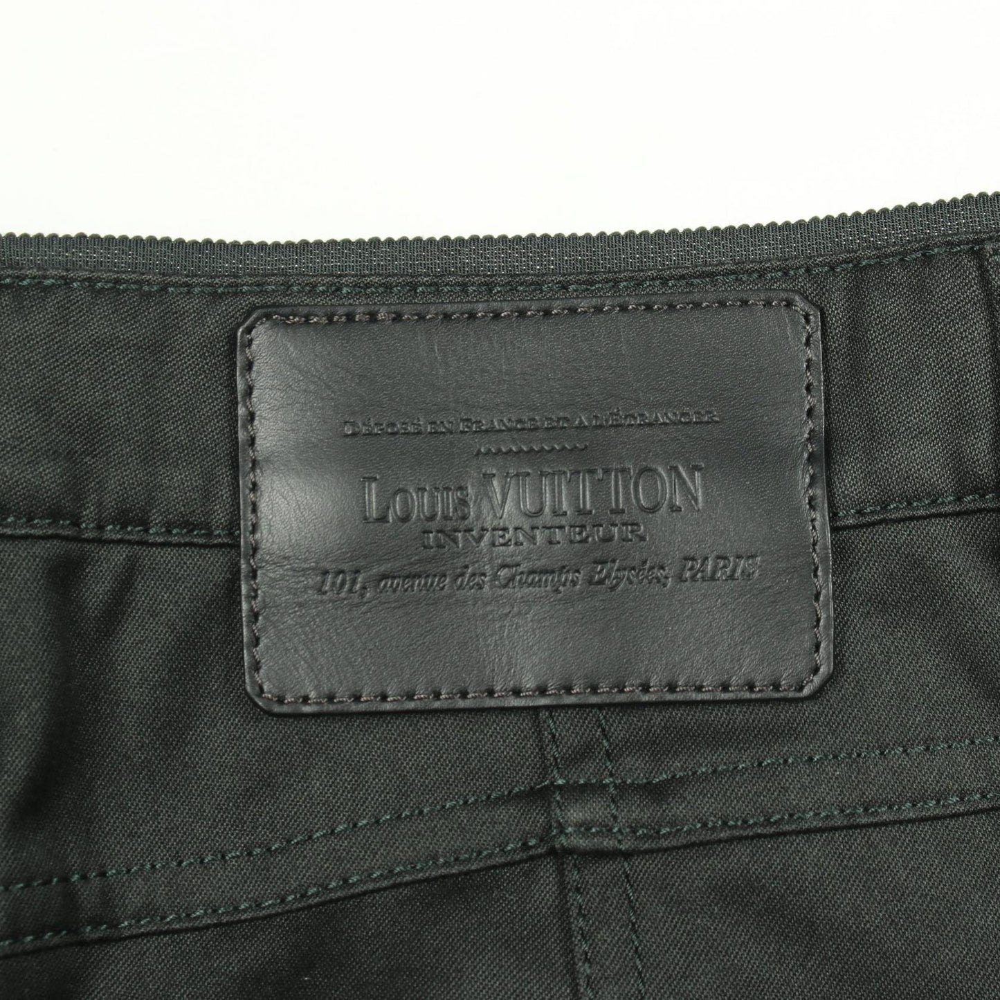 デニムパンツ コットン グリーン ルイヴィトン ボトムス LOUIS VUITTON