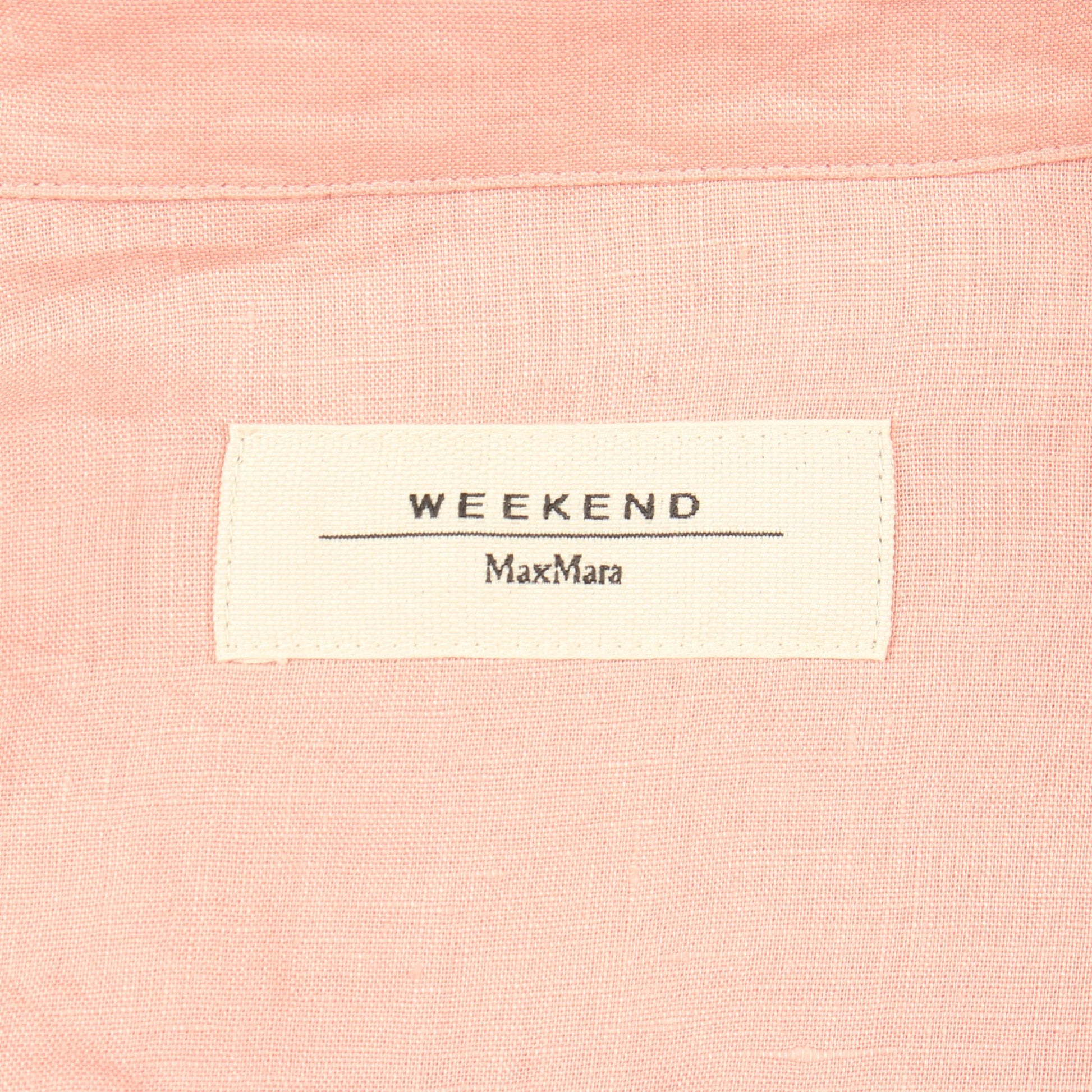 WERNER ワーナー 長袖 シャツ リネン ピンク マックスマーラウィークエンド トップス Max Mara Weekend