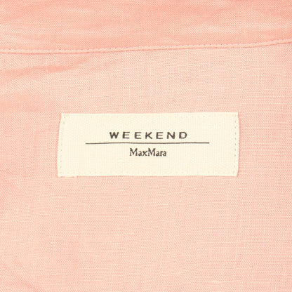 WERNER ワーナー 長袖 シャツ リネン ピンク マックスマーラウィークエンド トップス Max Mara Weekend
