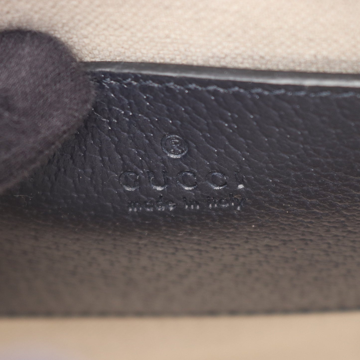 インターロッキングG ミニトートバッグ 2WAY ハンドバッグ PVC レザー ベージュ ネイビー グッチ バッグ GUCCI