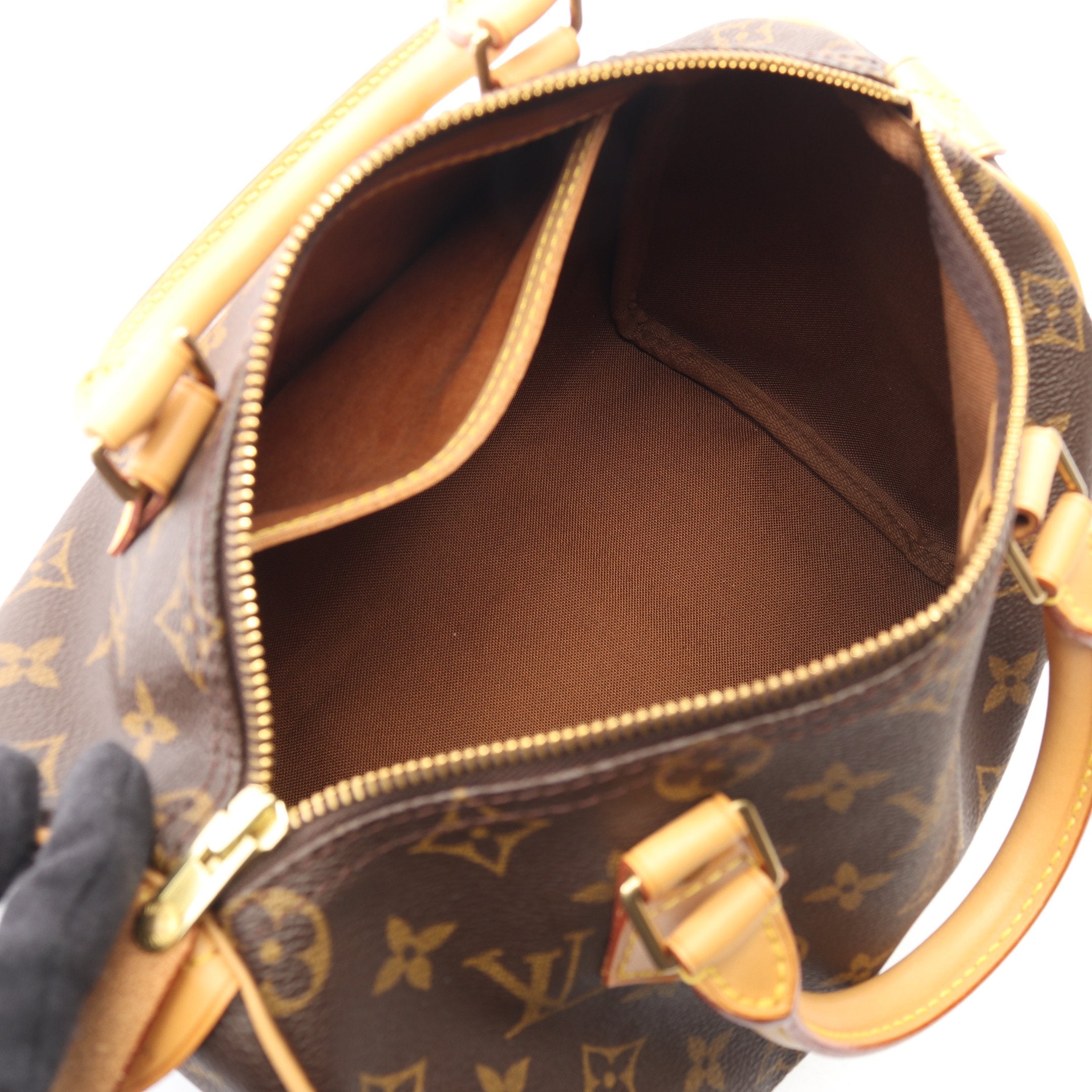 ❣️ルイヴィトン　モノグラム　スピーディ25 ハンドバッグ　パドロック ルイ・ヴィトン(LOUIS VUITTON) モノグラム(Monogram) 中古 スピーディ