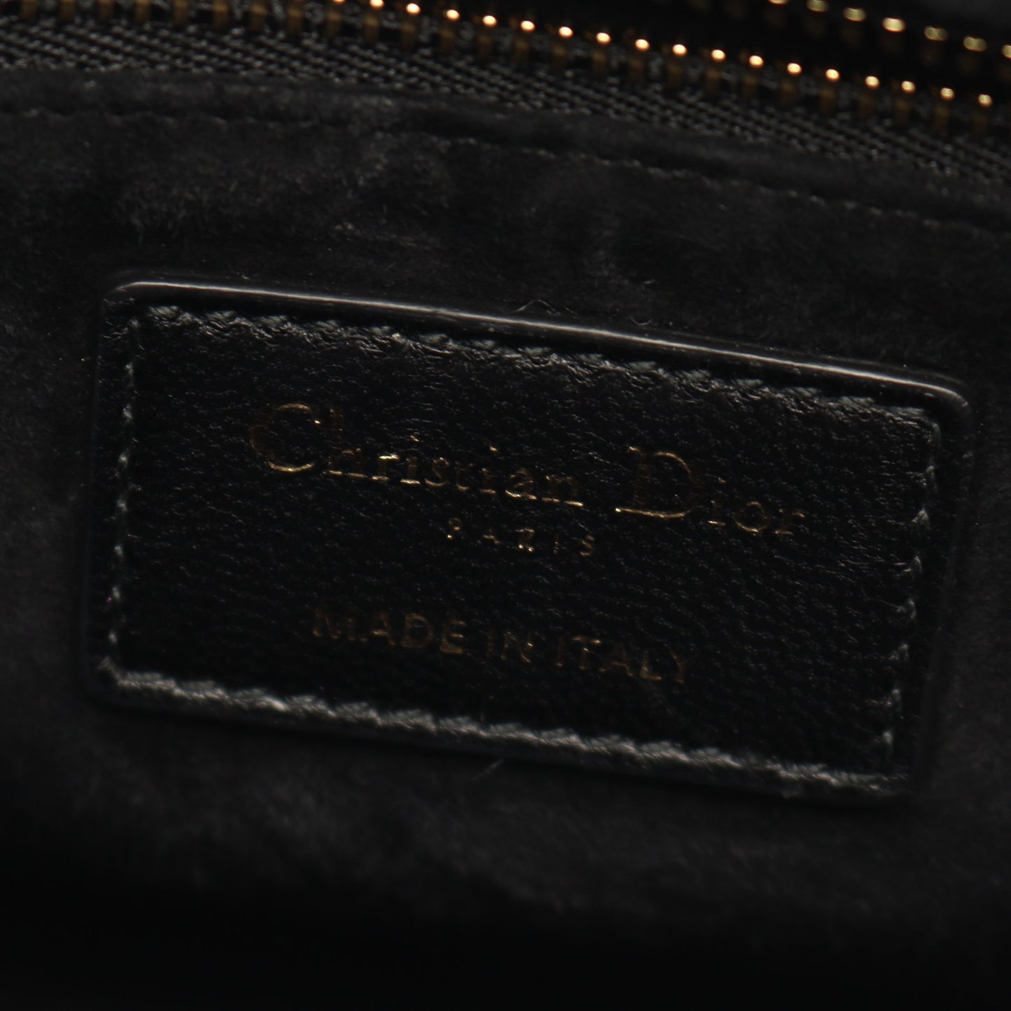 LADY DIOR レディディオール カナージュ 2WAY ハンドバッグ レザー ブラック クリスチャンディオール バッグ Christian Dior