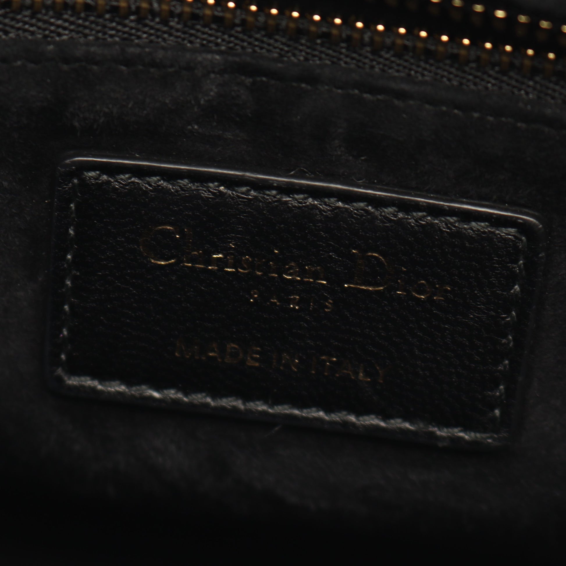 LADY DIOR レディディオール カナージュ 2WAY ハンドバッグ レザー ブラック クリスチャンディオール バッグ Christian Dior