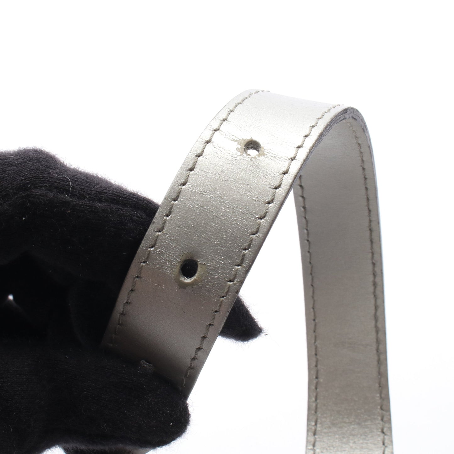 プティット ボワット シャポー エピ 2WAY ハンドバッグ レザー シルバー ルイヴィトン バッグ LOUIS VUITTON