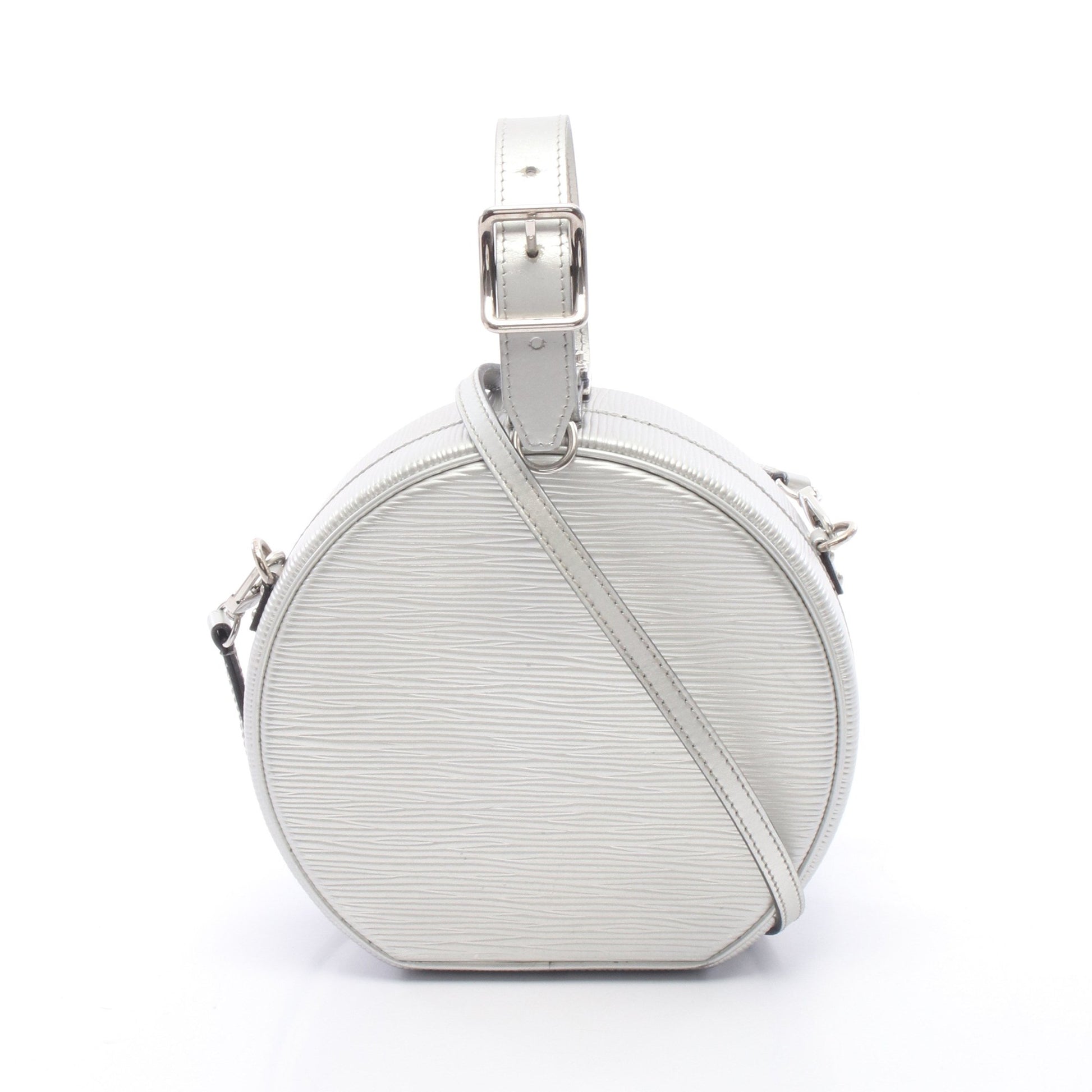 プティット ボワット シャポー エピ 2WAY ハンドバッグ レザー シルバー ルイヴィトン バッグ LOUIS VUITTON