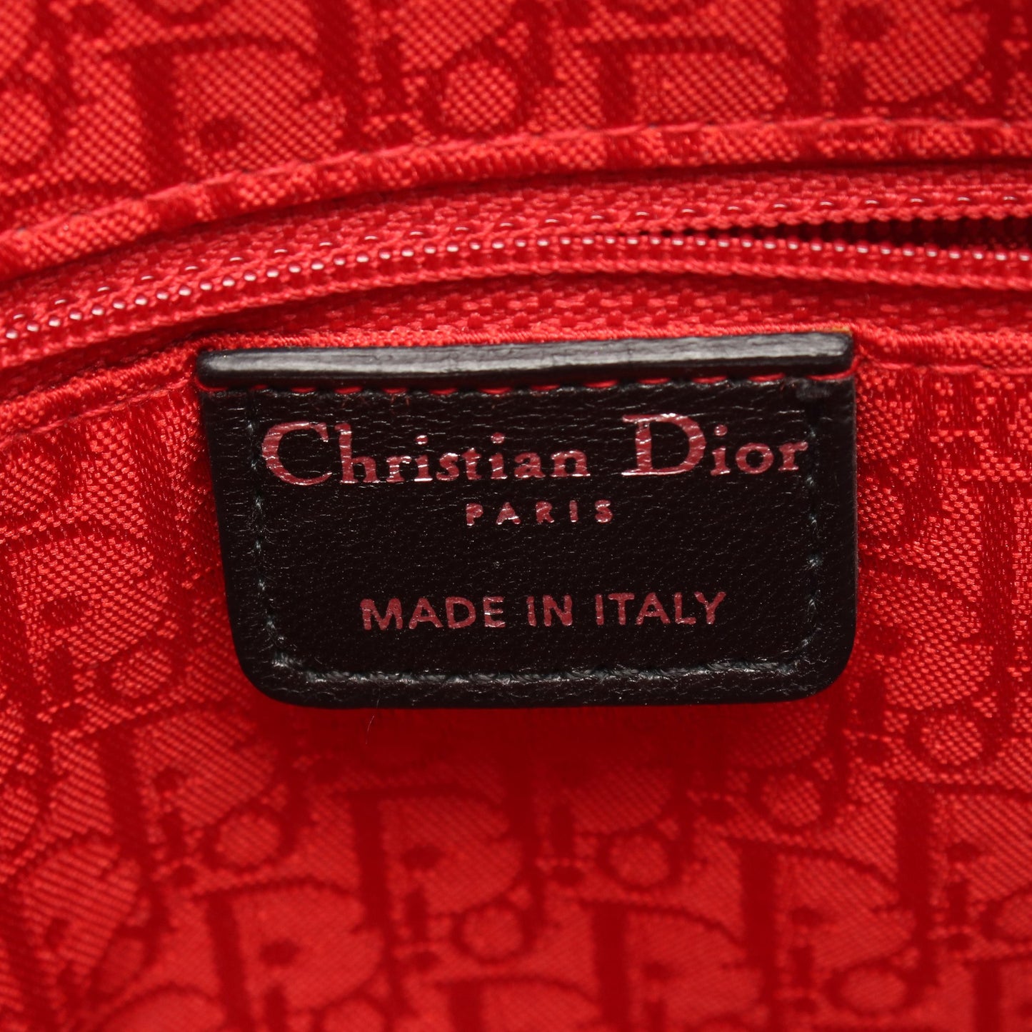 レディディオール ラージ カナージュ 2WAY ハンドバッグ レザー ブラック クリスチャンディオール バッグ Christian Dior