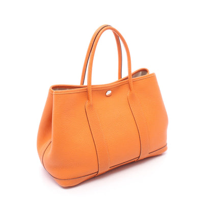 ガーデンパーティTPM フー ハンドバッグ トートバッグ ネゴンダ オレンジ シルバー金具 □O刻印 エルメス バッグ HERMES