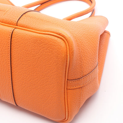 ガーデンパーティTPM フー ハンドバッグ トートバッグ ネゴンダ オレンジ シルバー金具 □O刻印 エルメス バッグ HERMES