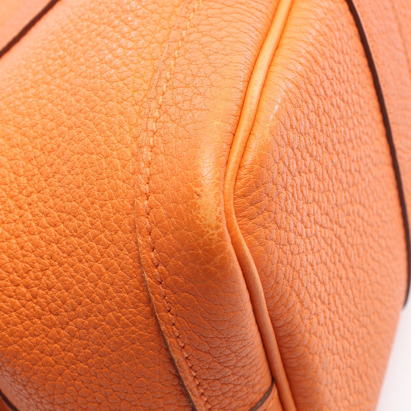 ガーデンパーティTPM フー ハンドバッグ トートバッグ ネゴンダ オレンジ シルバー金具 □O刻印 エルメス バッグ HERMES