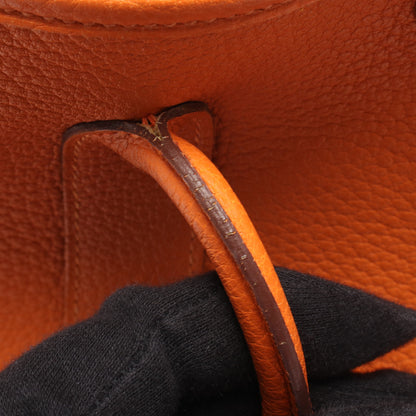 ガーデンパーティTPM フー ハンドバッグ トートバッグ ネゴンダ オレンジ シルバー金具 □O刻印 エルメス バッグ HERMES