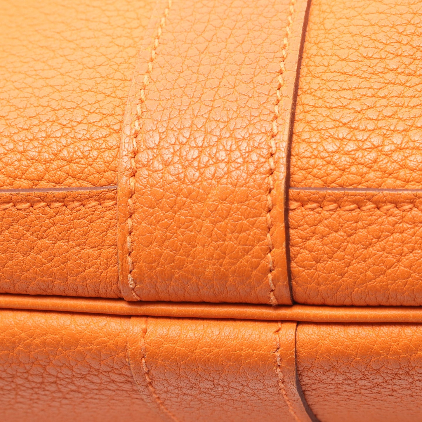 ガーデンパーティTPM フー ハンドバッグ トートバッグ ネゴンダ オレンジ シルバー金具 □O刻印 エルメス バッグ HERMES