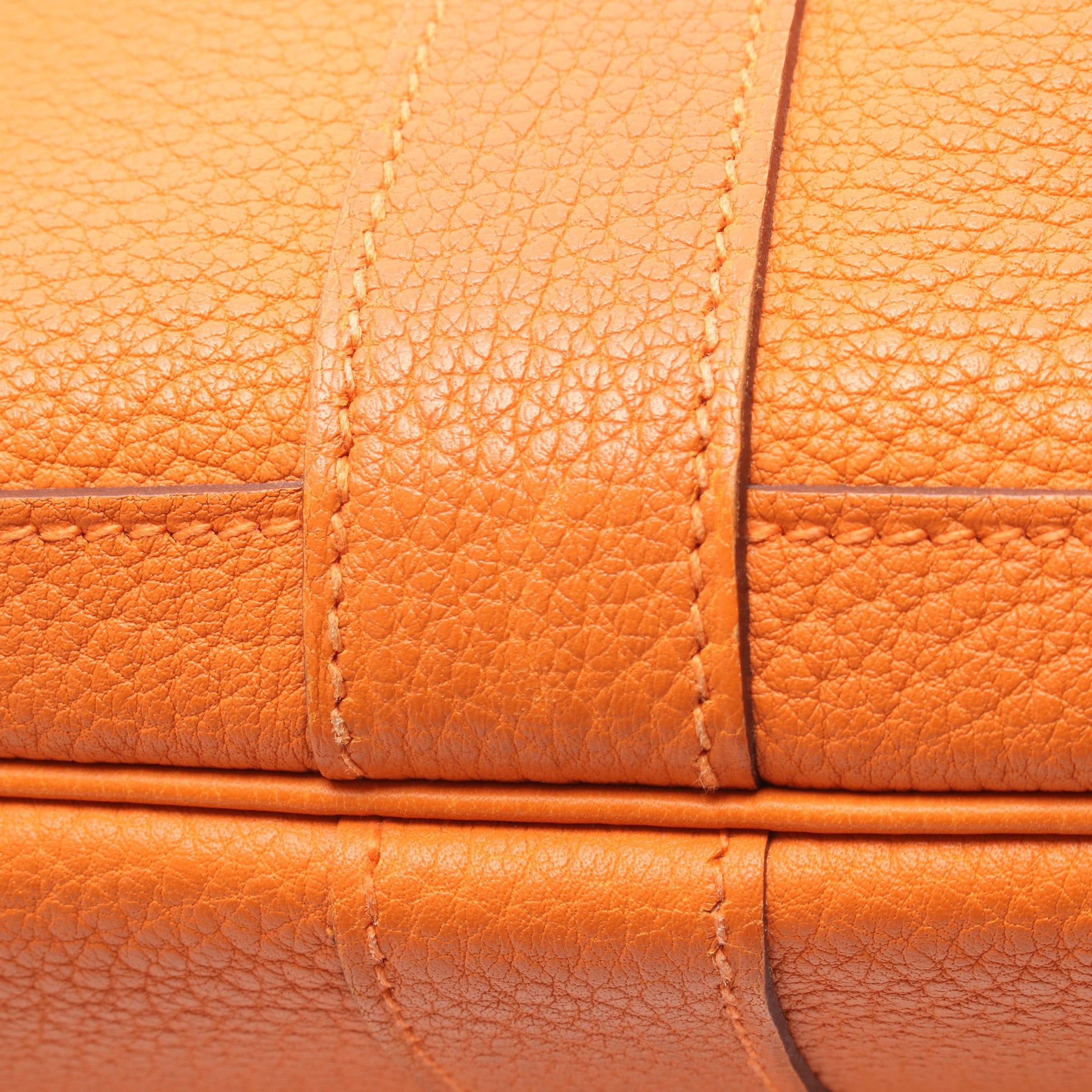 ガーデンパーティTPM フー ハンドバッグ トートバッグ ネゴンダ オレンジ シルバー金具 □O刻印 エルメス バッグ HERMES