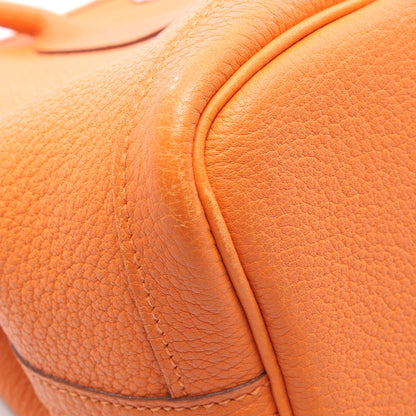 ガーデンパーティTPM フー ハンドバッグ トートバッグ ネゴンダ オレンジ シルバー金具 □O刻印 エルメス バッグ HERMES