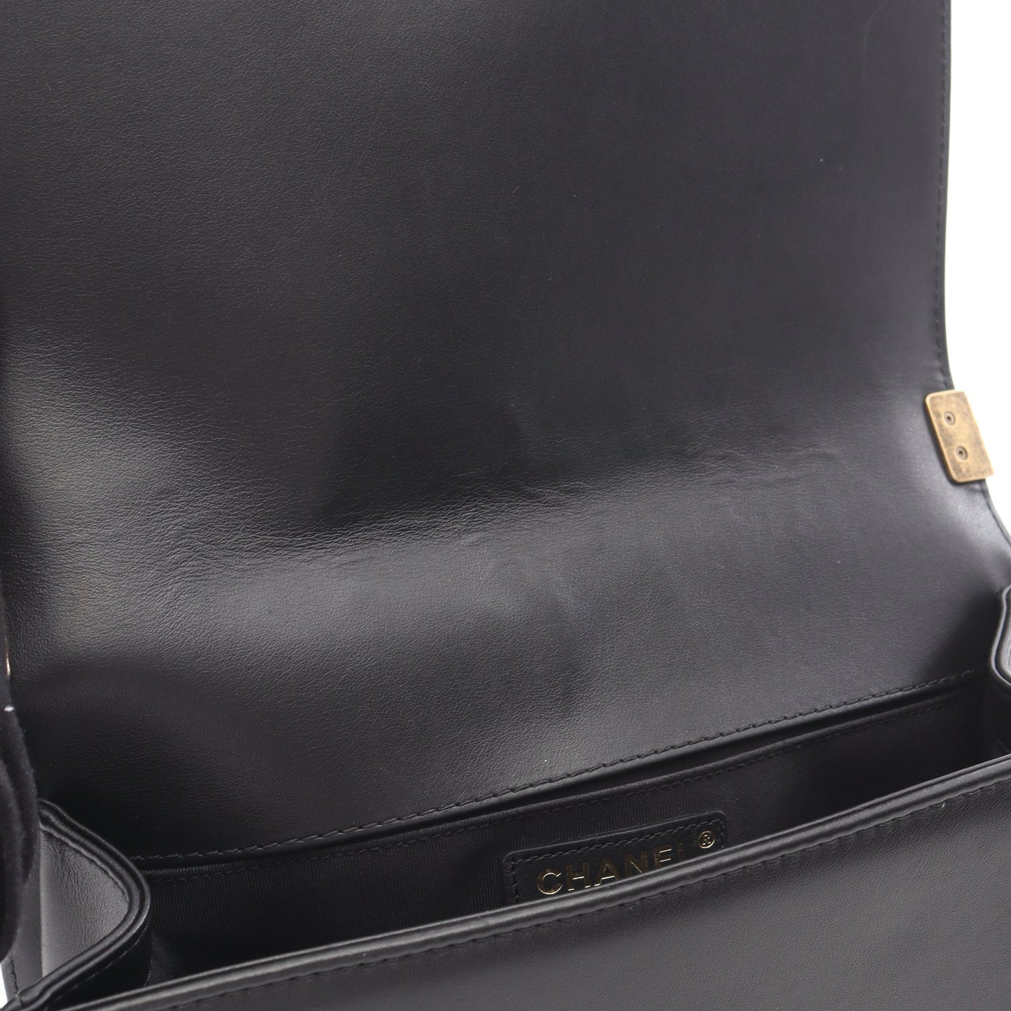 ボーイシャネル チェーンショルダーバッグ レザー ブラック ゴールド金具 シャネル バッグ CHANEL