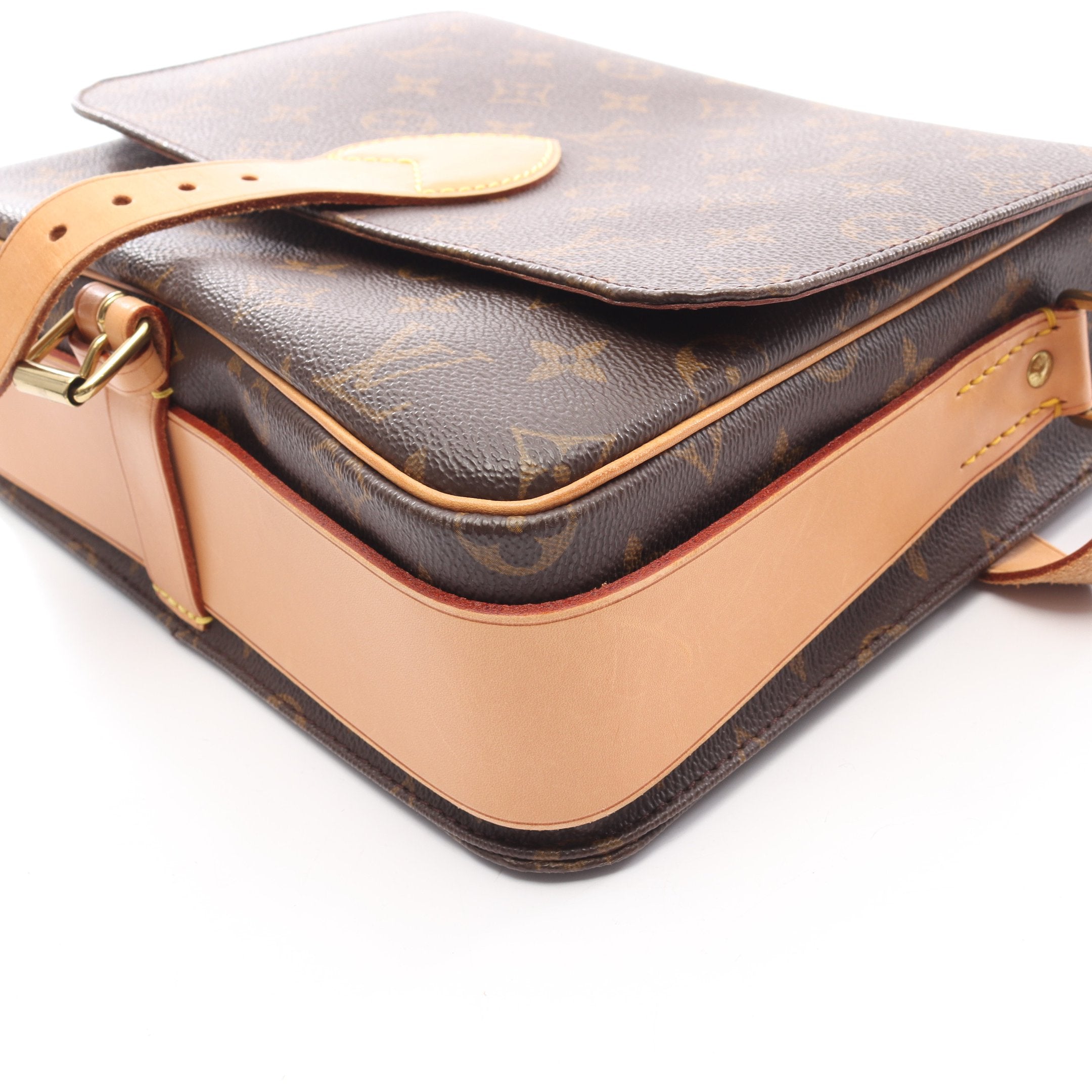 LOUIS VUITTON カルトシエール GM モノグラム ショルダーバッグ カルトシエールGM モノグラム ショルダーバッグ PVC レザー ブラウン
