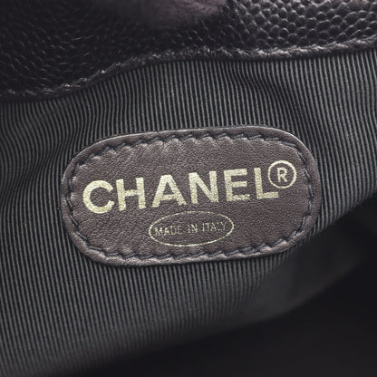バケットバッグ チェーンショルダーバッグ キャビアスキン ブラック ゴールド金具 シャネル バッグ CHANEL