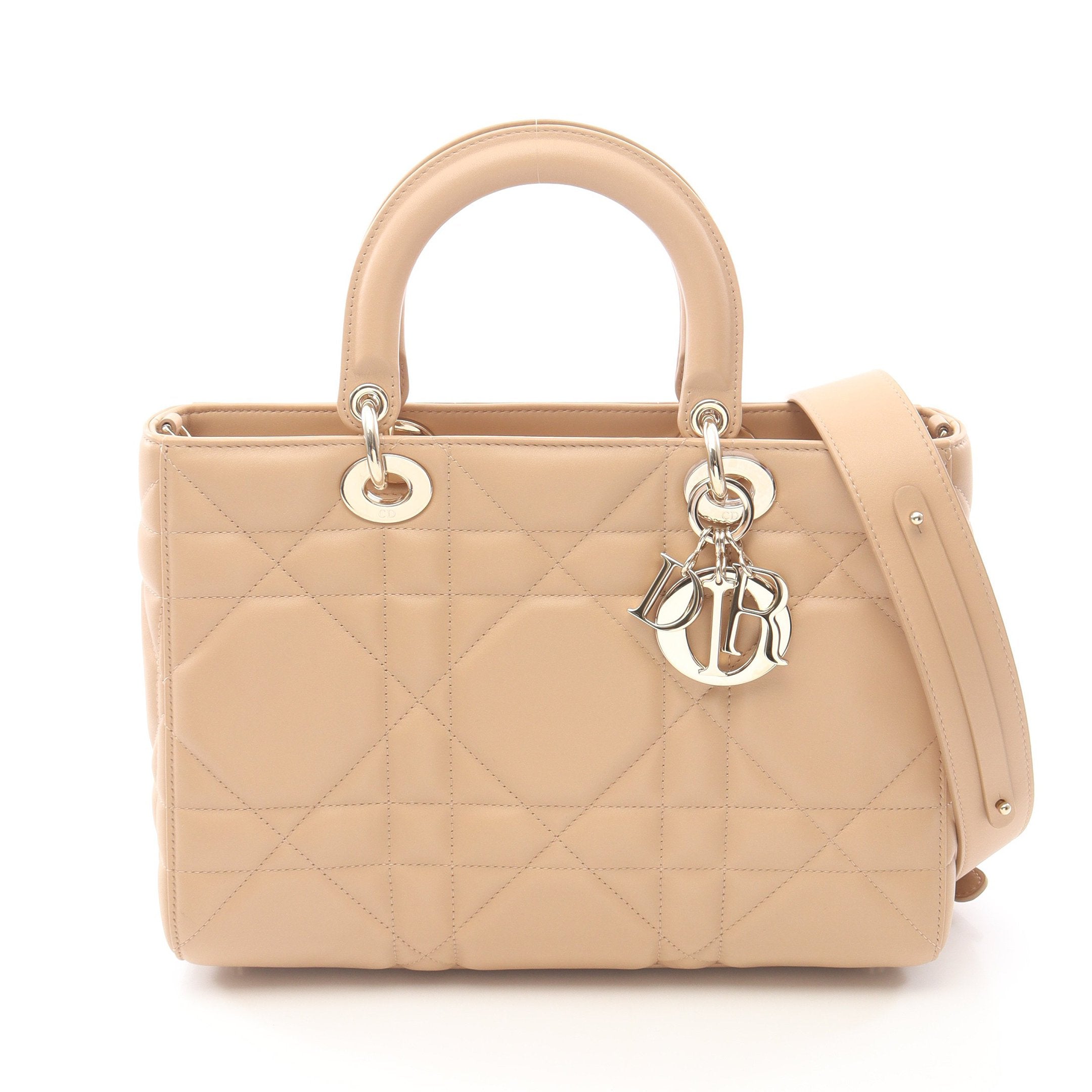☆Dior クリスチャンディオール リスパール サテン ハンドバッグ Christian Dior☆サテン LADY DIOR バッグ (Dior/ハンドバッグ