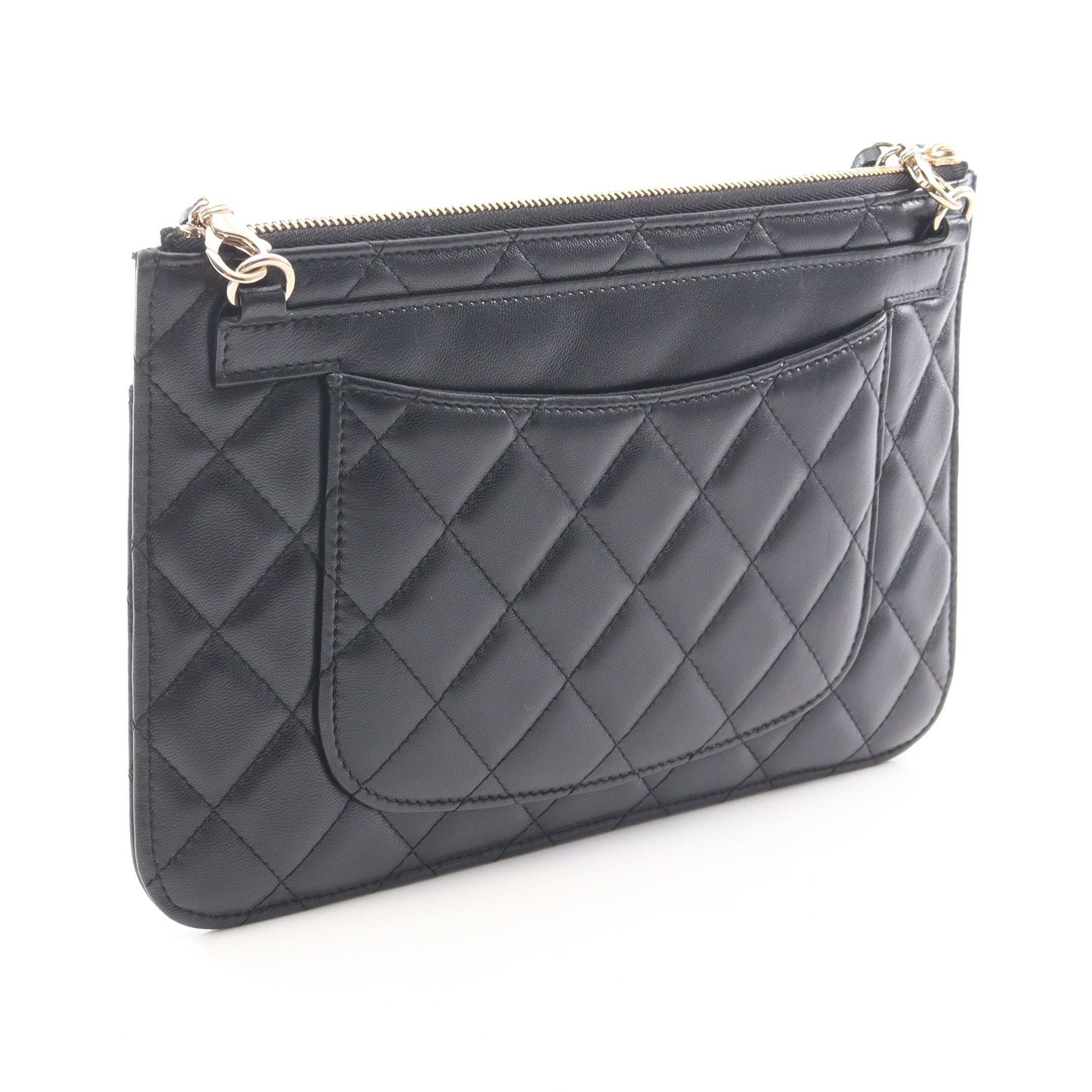 まきシャネル　ポシェット CHANEL（シャネル） チェーンポシェット マイクロ マトラッセ