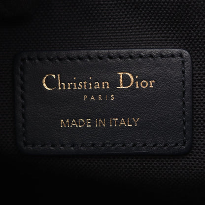 BOOK TOTE ブックトート スモール オブリーク 2WAY ハンドバッグ トートバッグ キャンバス レザー ネイビー クリスチャンディオール バッグ Christian Dior