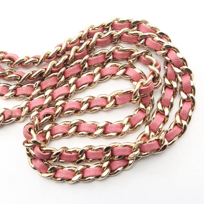 マドモアゼル チェーンウォレット ソフトキャビアスキン ピンク ゴールド金具 シャネル バッグ CHANEL