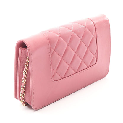 マドモアゼル チェーンウォレット ソフトキャビアスキン ピンク ゴールド金具 シャネル バッグ CHANEL