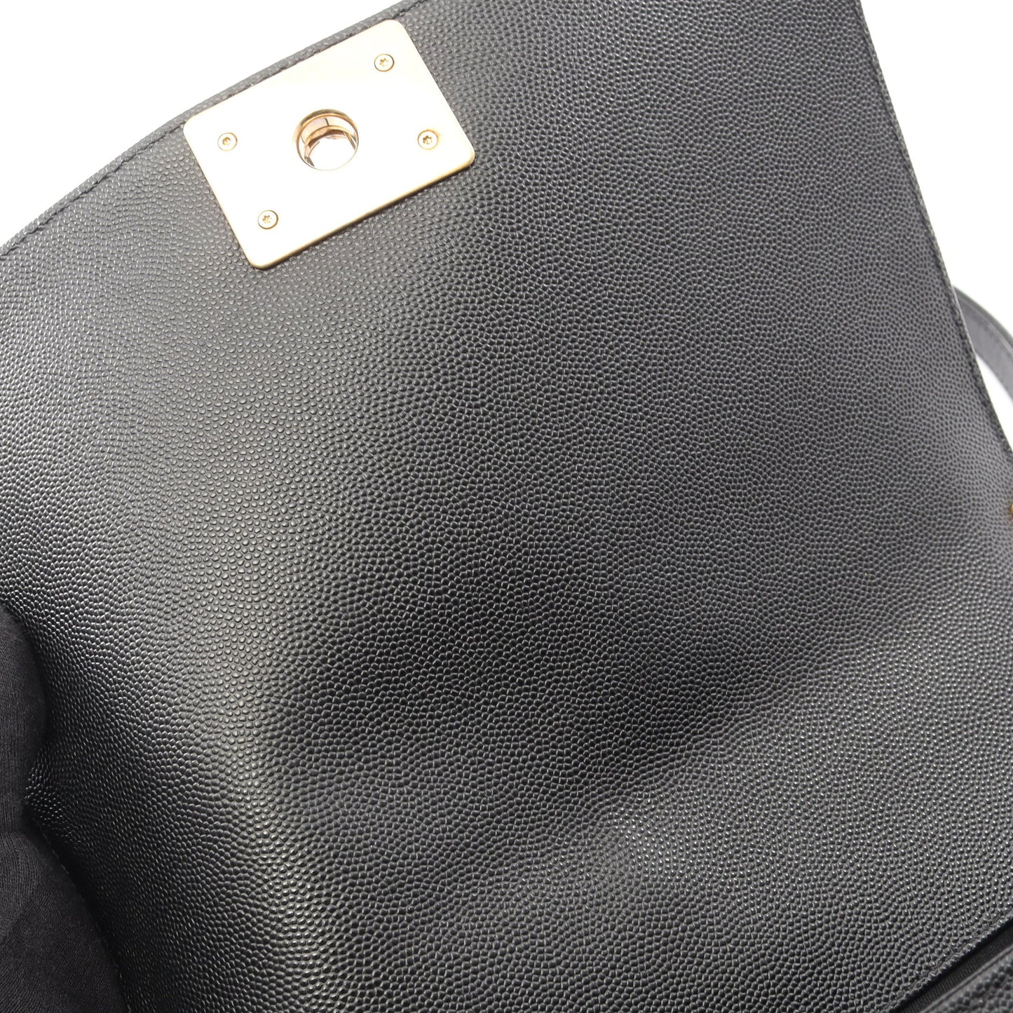 ボーイシャネル チェーンショルダーバッグ キャビアスキン ブラック ゴールド金具 シャネル バッグ CHANEL