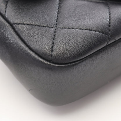 マトラッセ ループハンドル 2WAY チェーンショルダーバッグ ラムスキン ブラック ゴールド金具 シャネル バッグ CHANEL