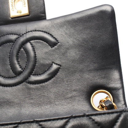 ミニマトラッセ チェーンショルダーバッグ ラムスキン ブラック ゴールド金具 シャネル バッグ CHANEL