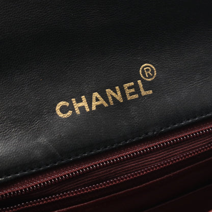 ミニマトラッセ チェーンショルダーバッグ ラムスキン ブラック ゴールド金具 シャネル バッグ CHANEL