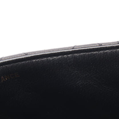 マトラッセ ミニ チェーンハンドバッグ ラムスキン ブラック ゴールド金具 シャネル バッグ CHANEL
