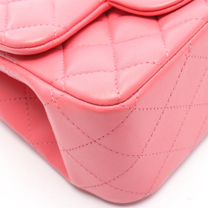 ミニマトラッセ チェーンショルダーバッグ ラムスキン ピンク ゴールド金具 シャネル バッグ CHANEL