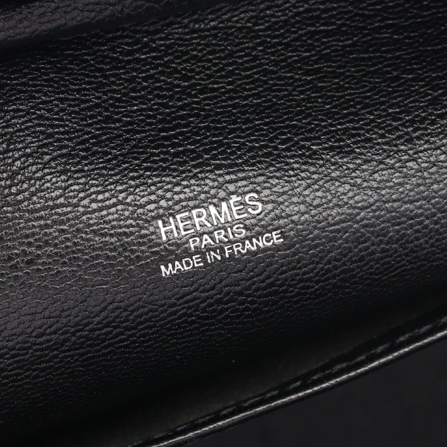 サック アンヴィ36 ブラック ハンドバッグ フィヨルド ブラック シルバー金具 □J刻印 エルメス バッグ HERMES