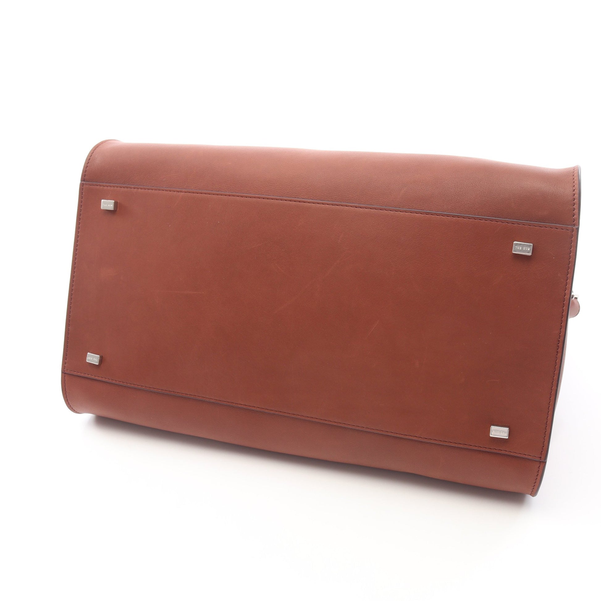 SOFT MARGAUX 15 マルゴー ハンドバッグ レザー ブラウン ザロウ バッグ THE ROW