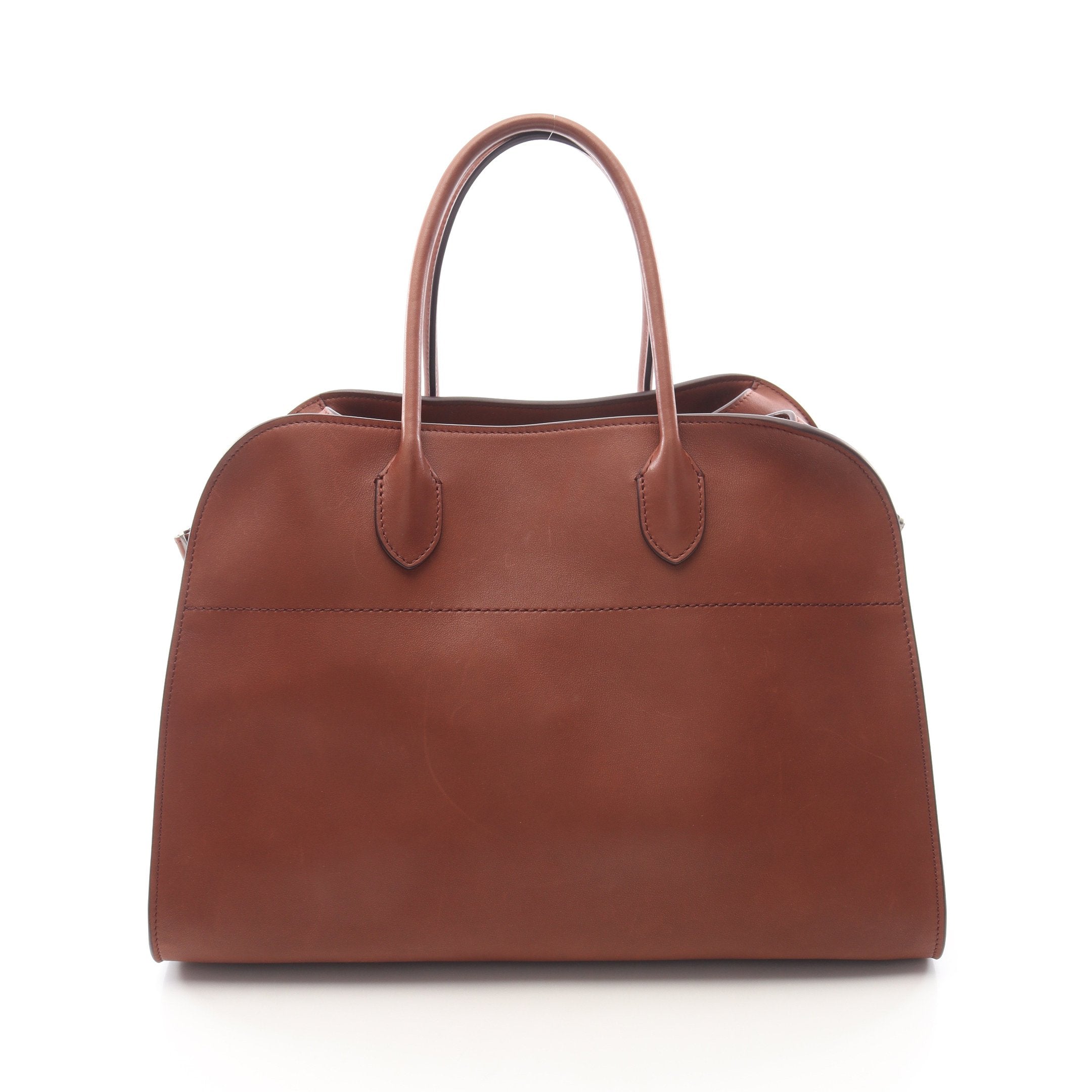 SOFT MARGAUX 15 マルゴー ハンドバッグ レザー ブラウン ザロウ – RECLO