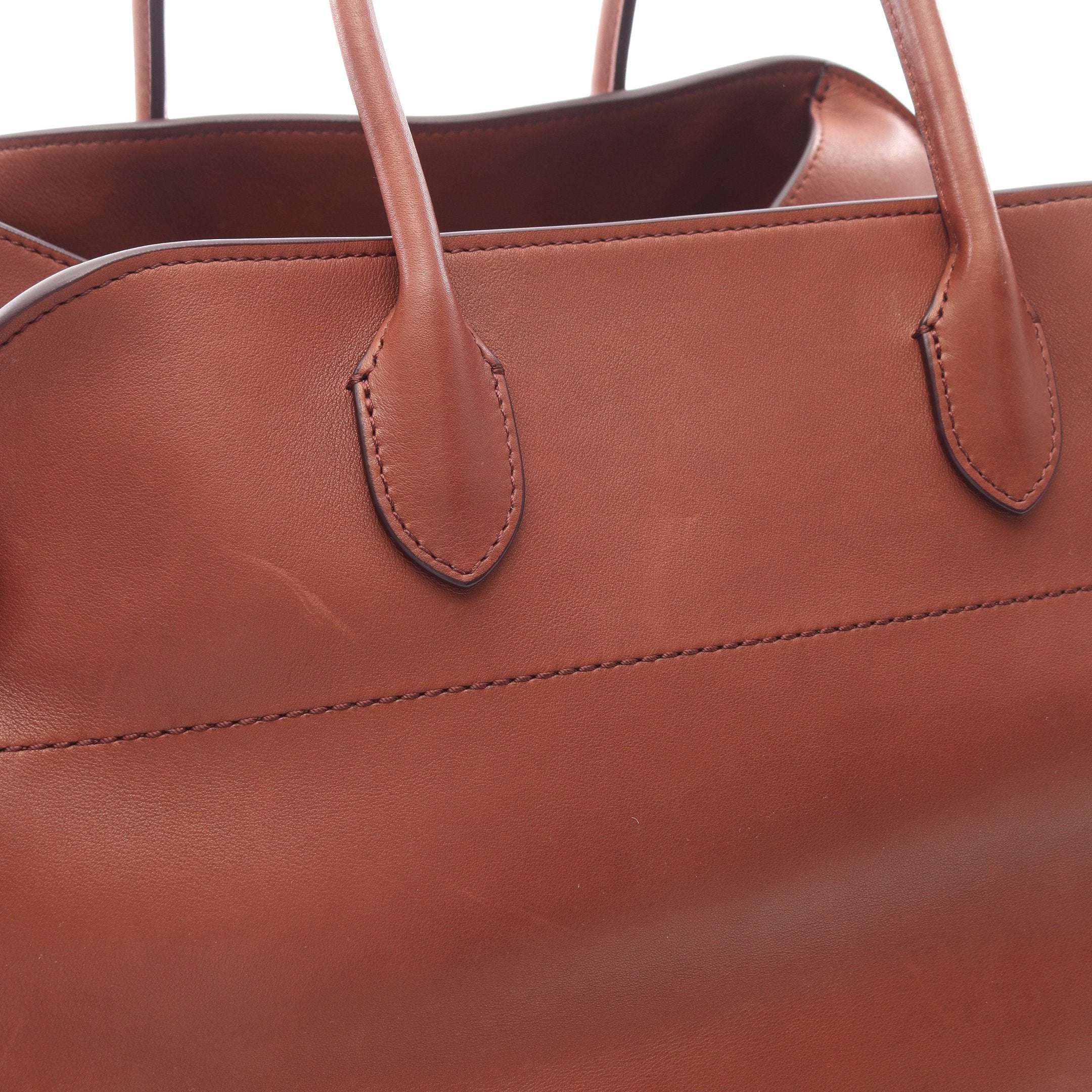 SOFT MARGAUX 15 マルゴー ハンドバッグ レザー ブラウン ザロウ – RECLO