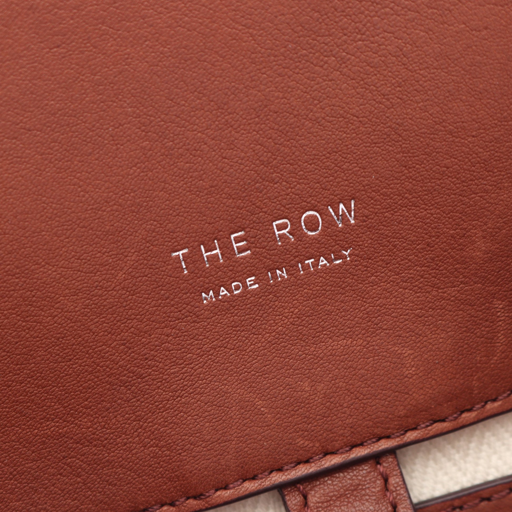 SOFT MARGAUX 15 マルゴー ハンドバッグ レザー ブラウン ザロウ バッグ THE ROW