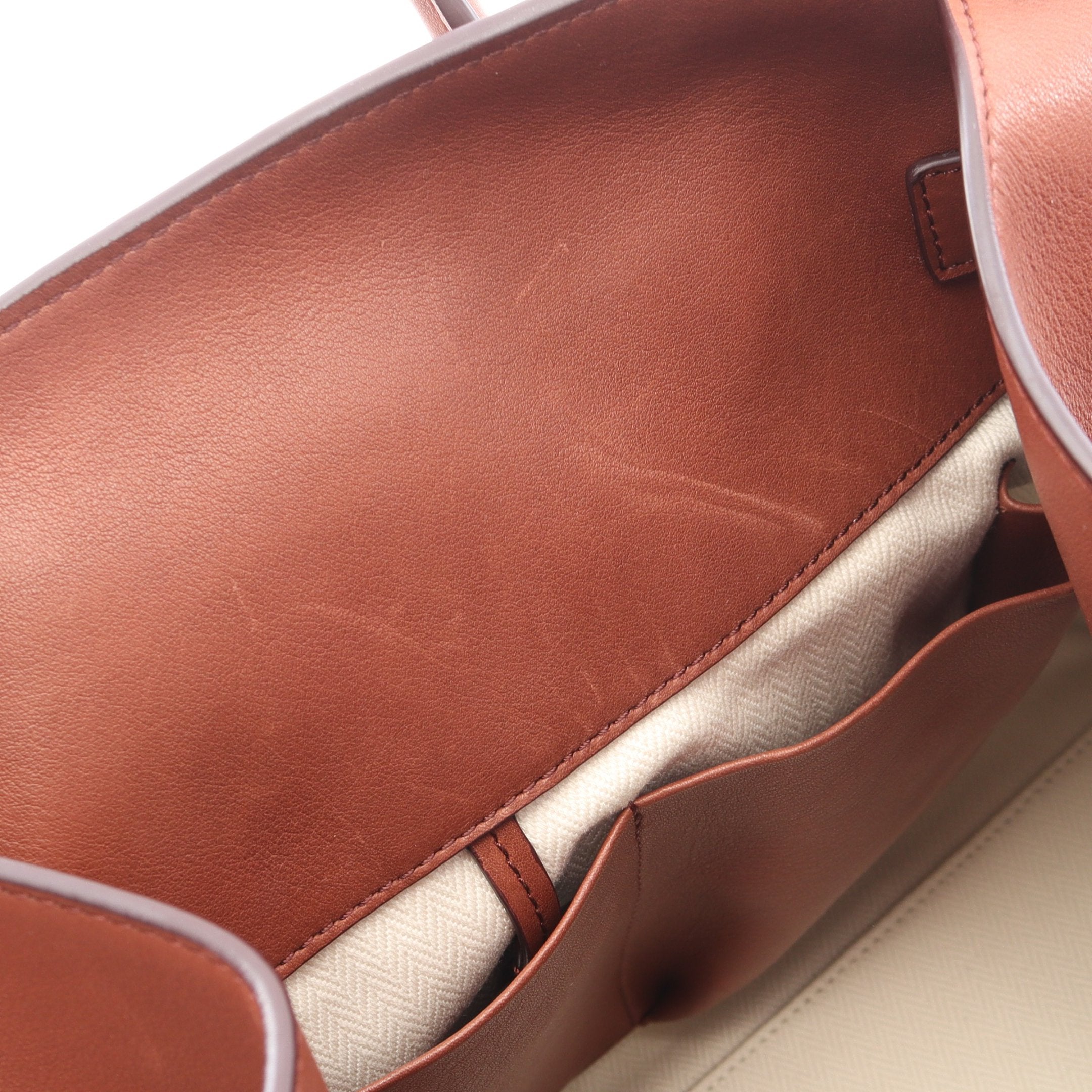 SOFT MARGAUX 15 マルゴー ハンドバッグ レザー ブラウン ザロウ – RECLO