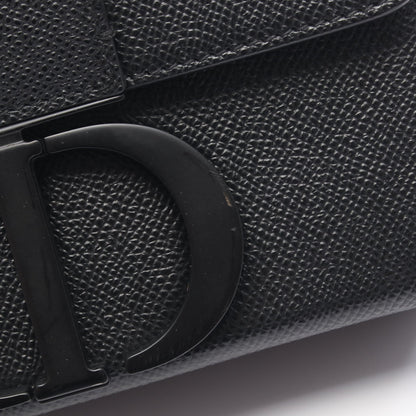 30 MONTAIGNE モンテーニュ ボックス ショルダーバッグ レザー ブラック クリスチャンディオール バッグ Christian Dior