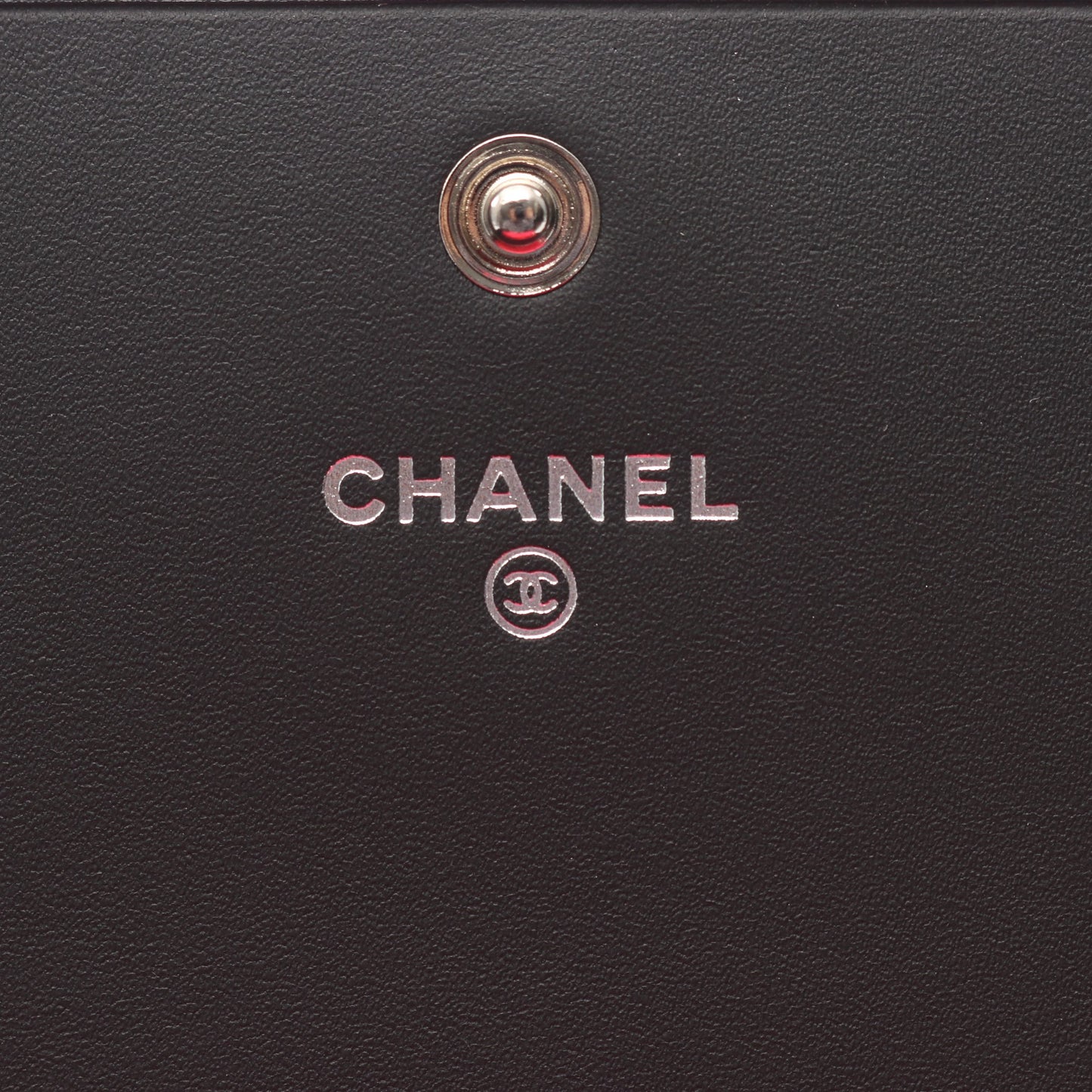 カンボンライン 二つ折り長財布 レザー エナメルレザー ブラック シルバー金具 シャネル 財布・小物 CHANEL