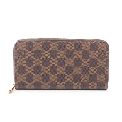 ジッピーウォレット ダミエエベヌ ラウンドファスナー長財布 PVC ブラウン ルイヴィトン 財布・小物 LOUIS VUITTON