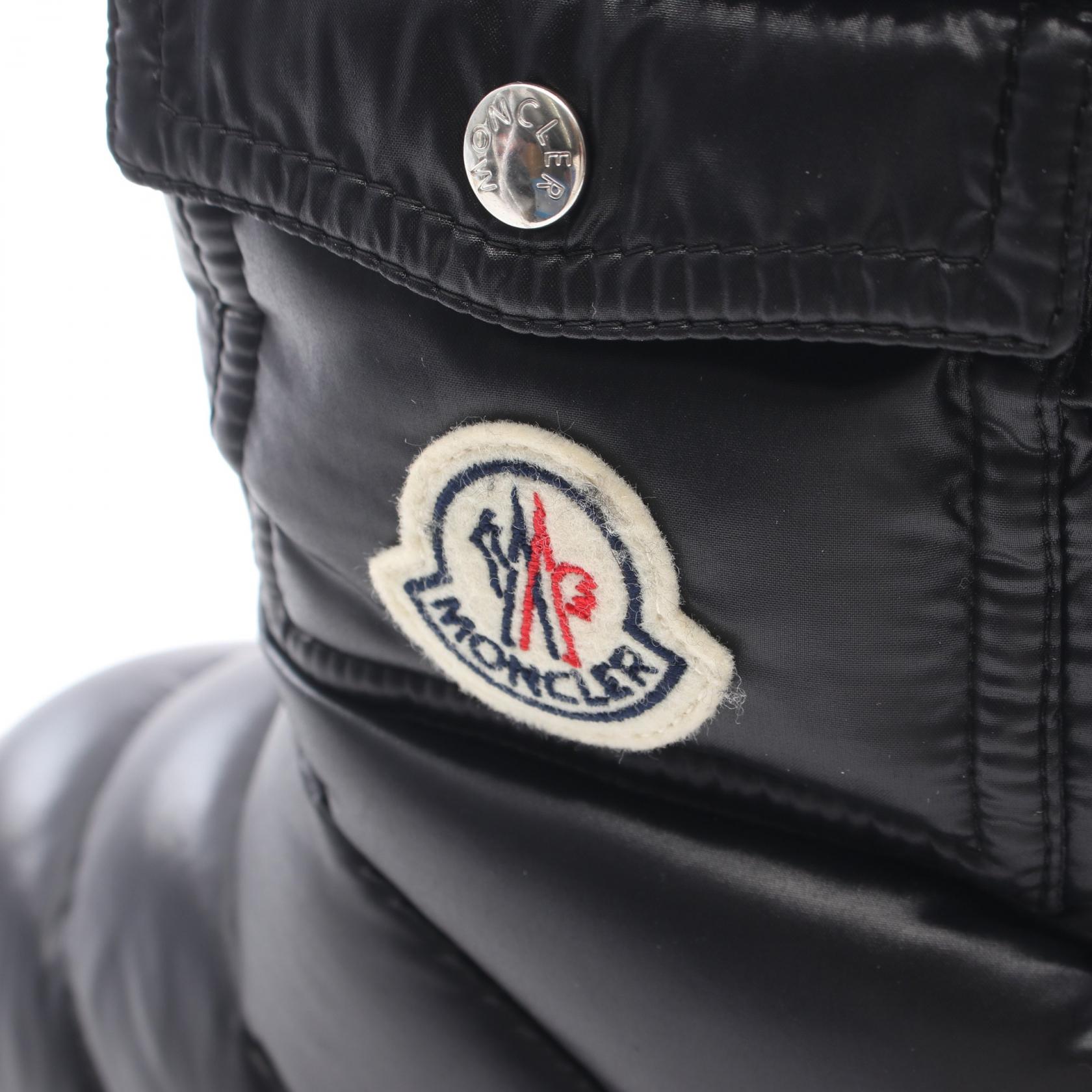 GAIA POCKET MID ダウン ブーツ ナイロン ブラック モンクレール シューズ MONCLER