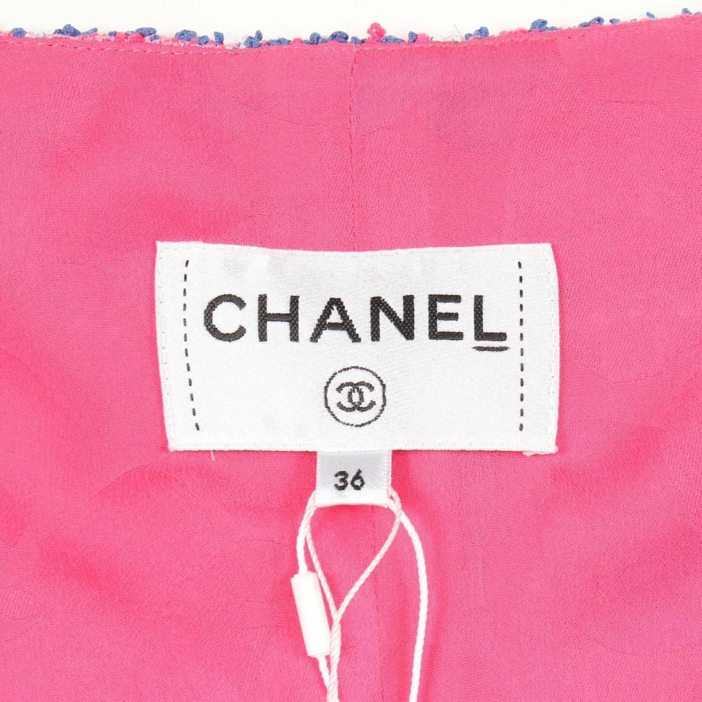 ココマークボタン ツイード キャミ ワンピース コットン ナイロン ピンク シャネル ワンピース CHANEL