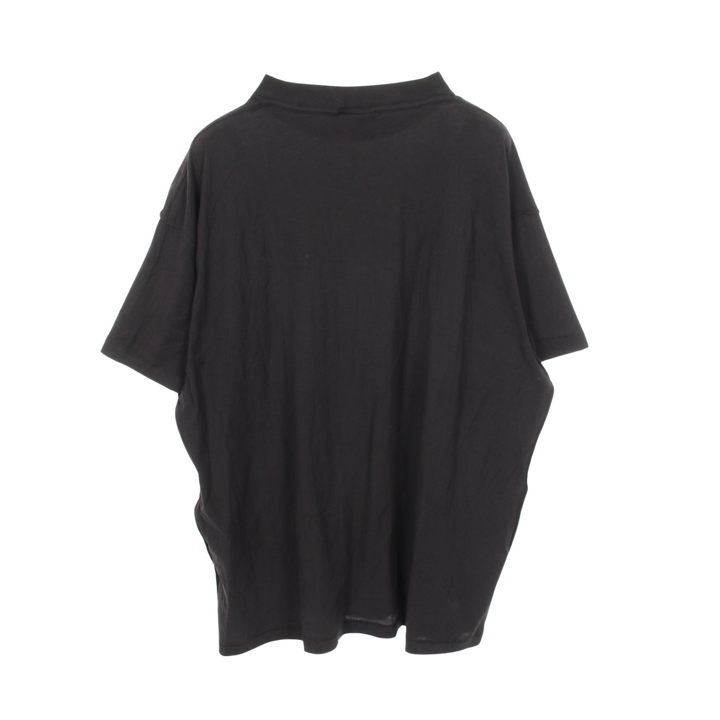 インサイドアウト 半袖Tシャツ コットン ブラック バレンシアガ トップス BALENCIAGA