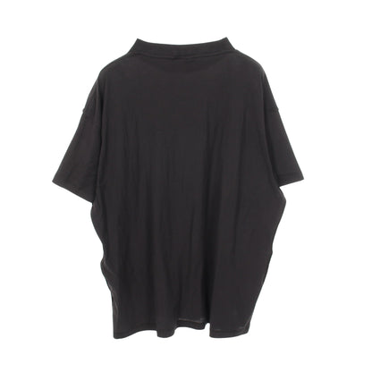 インサイドアウト 半袖Tシャツ コットン ブラック バレンシアガ トップス BALENCIAGA