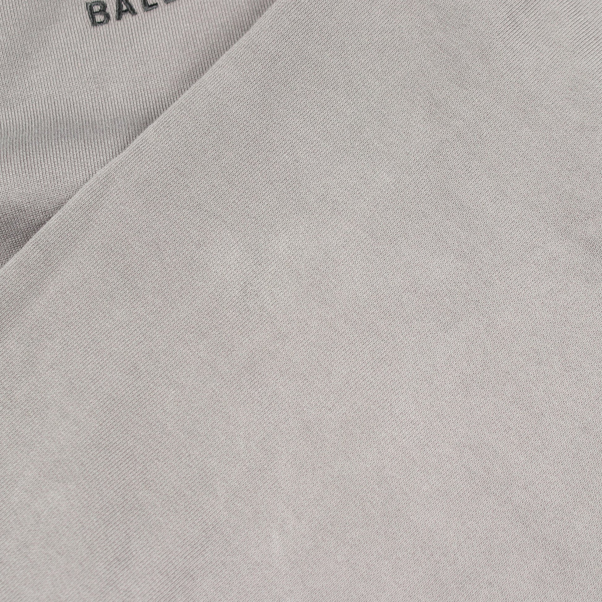 ロゴ刺繍 プルオーバーパーカー コットン グレー バレンシアガ トップス BALENCIAGA