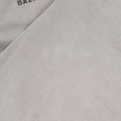 ロゴ刺繍 プルオーバーパーカー コットン グレー バレンシアガ トップス BALENCIAGA