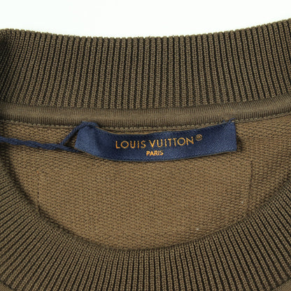 グラフィック ロゴ スウェットシャツ コットン カーキグリーン ルイヴィトン トップス LOUIS VUITTON