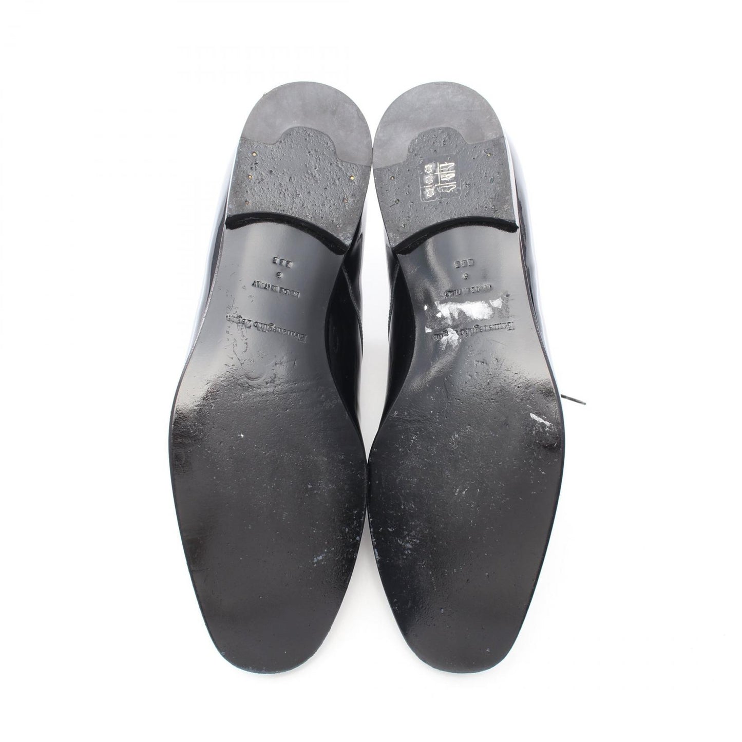 ドレスシューズ エナメルレザー ブラック エルメネジルドゼニア シューズ Ermenegildo Zegna